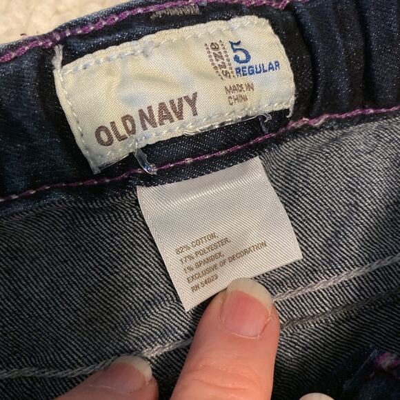 Old Navy Denim Capris Size 5 - Picture 3 of 6